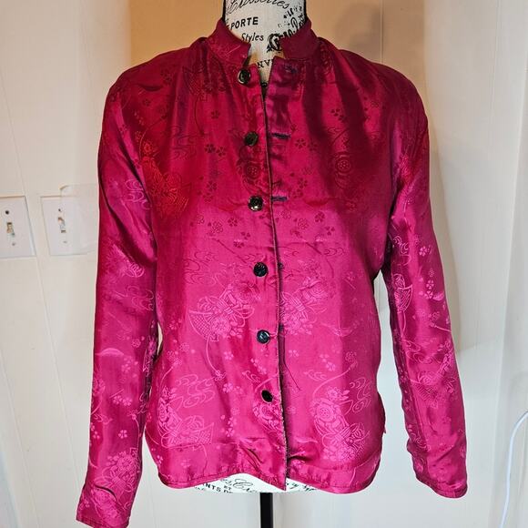 Chico's reversible quilted silk jacket. Size XS/4 ( Chico's 0) - Picture 8 of 10